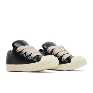 Rick Owens Hollywood Jumbo Laced Low 'Black Milk'